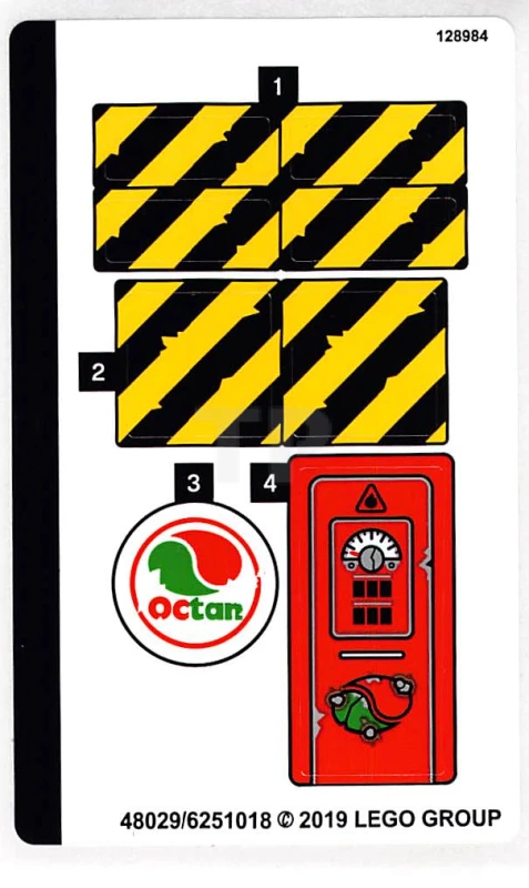 LEGO&reg; 6251018 - Sticker for Set 70823