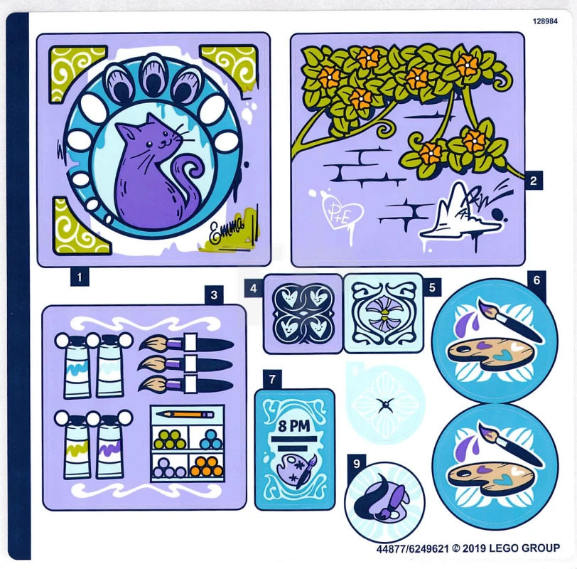 LEGO&reg; 6249621 - Sticker for Set 41365