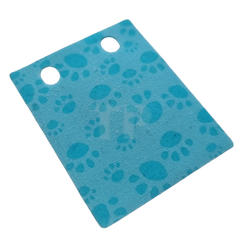 LEGO&reg; 48303 - 6254796 - Minifigure, Utensil Painting Canvas, Traditional Starched Fabric Rectangle with 2 Holes, Pawprints Appear when Wet Pattern