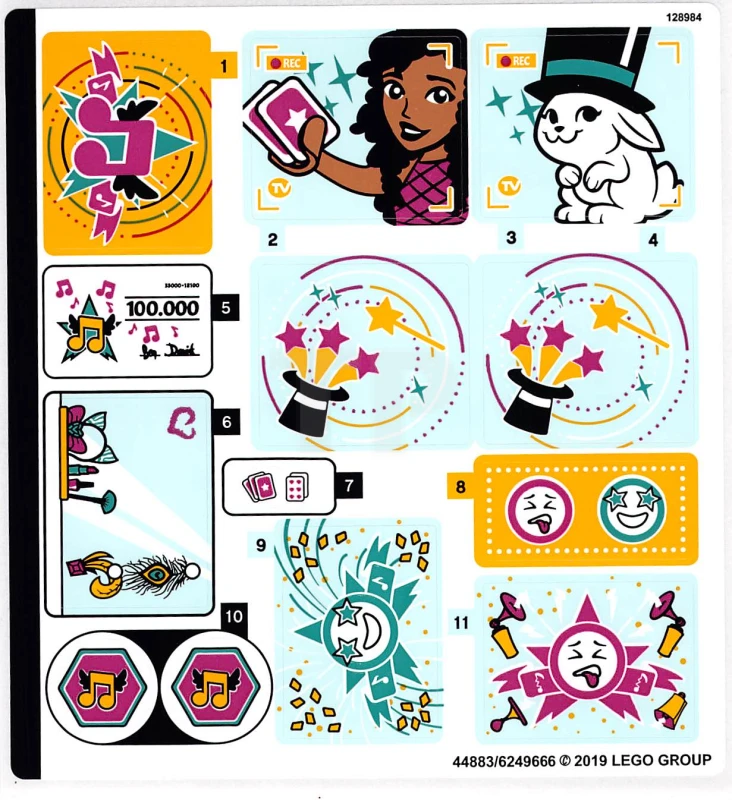 LEGO&reg; 6249666 - Sticker for Set 41368