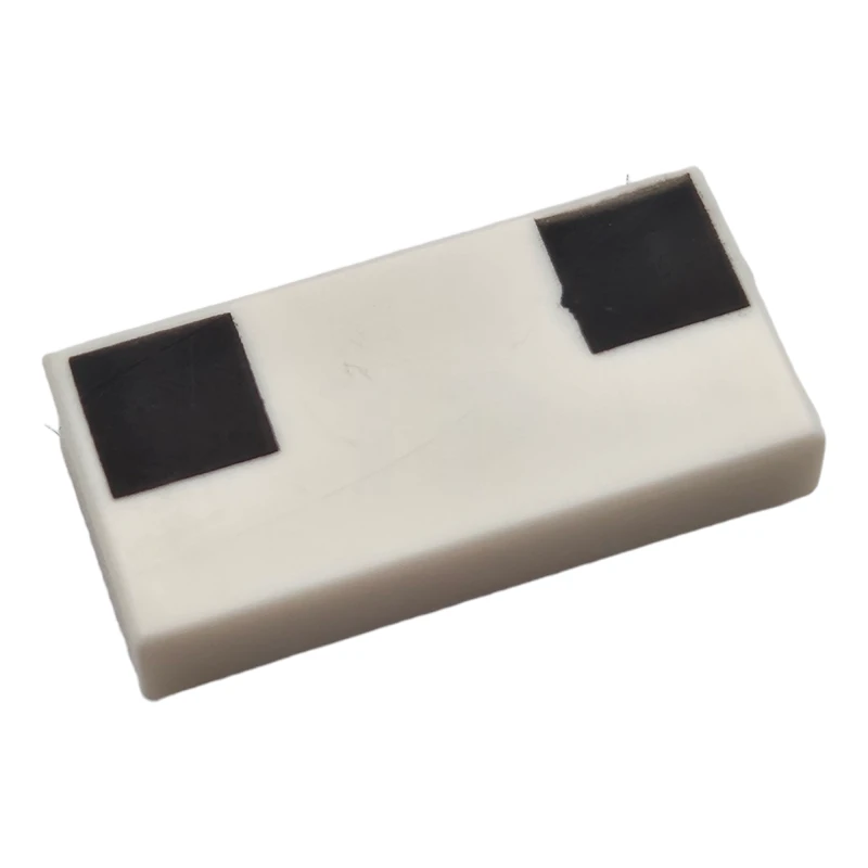 LEGO&reg; 6252683 - 3069pb0691 - Piastrelle 1 x 2 con motivo a quadretti sugli angoli