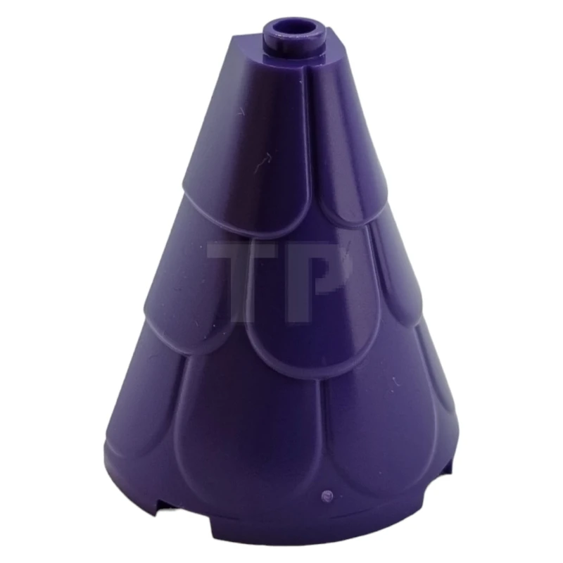 LEGO&reg; 6331923 - 35563 - Cono 2 x 4 x 6 Mitad con baldosas (Tejado de torre)