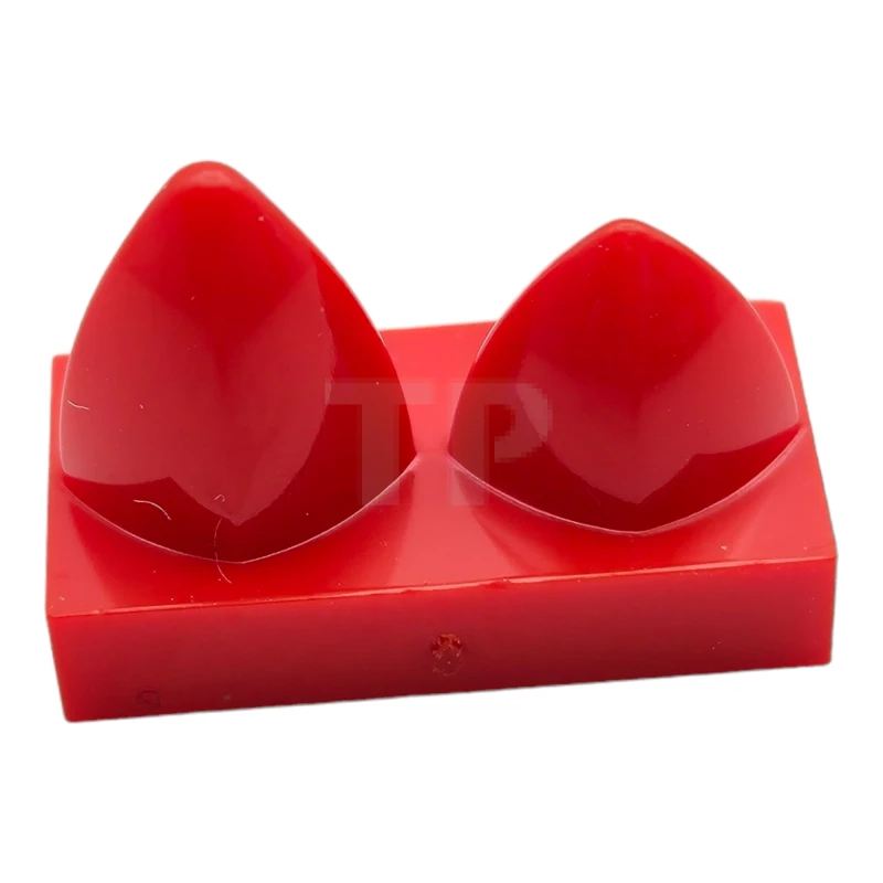 LEGO&reg; 6248950 - 15209 - Tile, Modified 1 x 2 with 2 Teeth Vertical