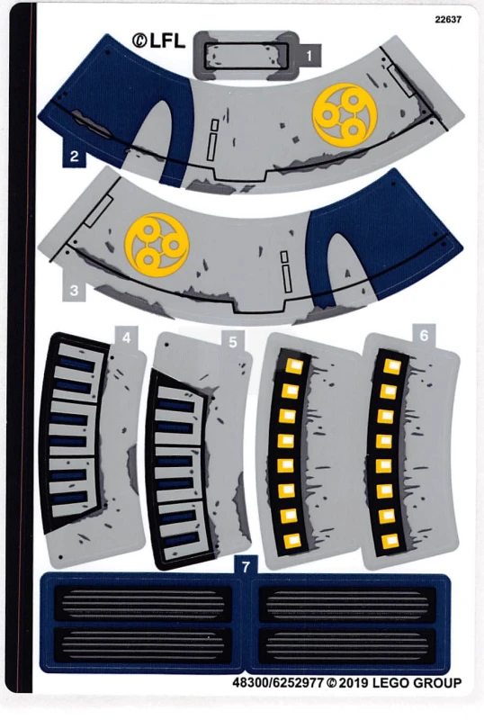 LEGO&reg;  - Autocollant pour l'ensemble 75233