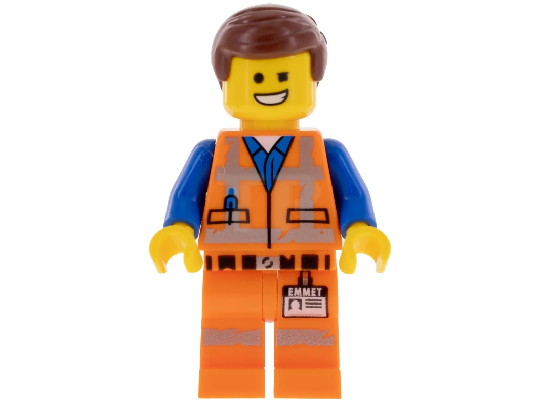 LEGO&reg; tlm120 Emmet - Wink Lächeln / Verängstigt, getragene Uniform
