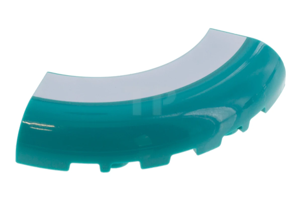 LEGO&reg; 6254654 - 24599pb01 - Slope Spherical 5 x 5 Round Corner with Stripe Pattern