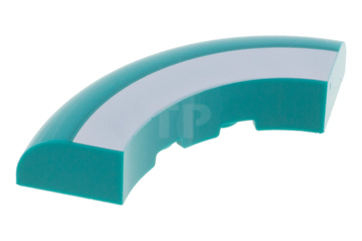 LEGO&reg; 6254654 - 24599pb01 - Slope Spherical 5 x 5 Round Corner with Stripe Pattern