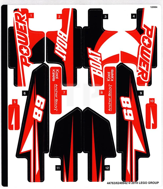 LEGO&reg;  - Sticker for Set 42089