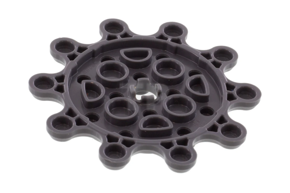 LEGO&reg; 6252371 - 35443 - Plate, Modified 4 x 4 with 10 Gear Teeth / Flower Petals