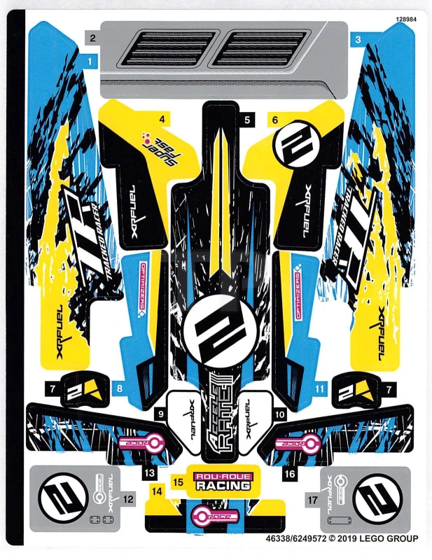 LEGO&reg; 6249572 - Sticker for Set 42095