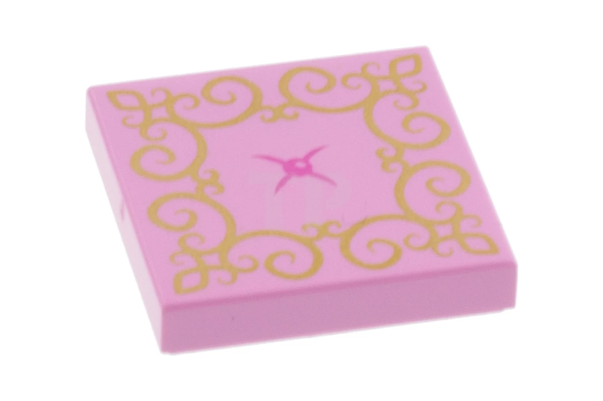 LEGO&reg; 6253011 - 3068pb1202 - Tile 2 x 2 with Button Pattern (Cushion)