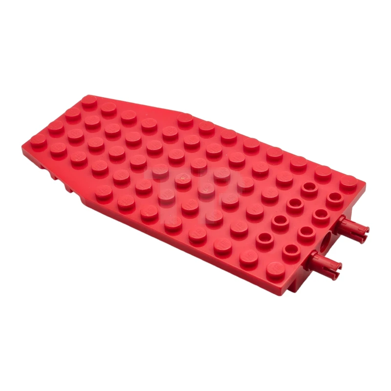 LEGO&reg; 4170625 - 42607c01 - Plate 6 x 12 x 1 Wedge Cut Corners with Pins