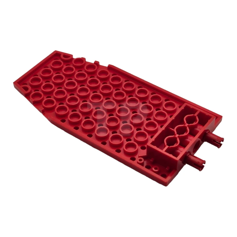 LEGO&reg; 4170625 - 42607c01 - Plate 6 x 12 x 1 Wedge Cut Corners with Pins