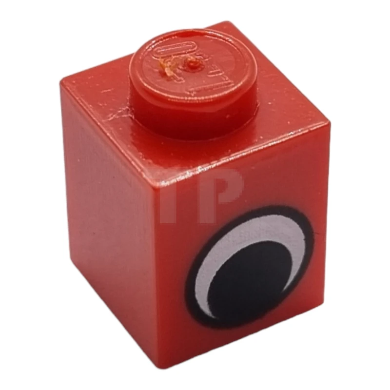 LEGO&reg; 3005pe1 - 4107819 - Brick 1 x 1 with Simple Eye Pattern