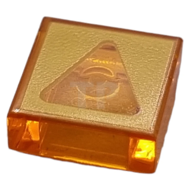 LEGO&reg; 6533215 - 3070pb130 - Tile 1 x 1 with Triangle Pattern