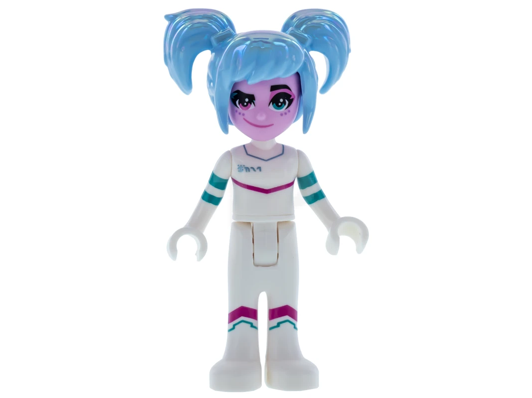 LEGO&reg; tlm143 Sweet Mayhem - Scheve glimlach, opgetrokken wenkbrauw, haar