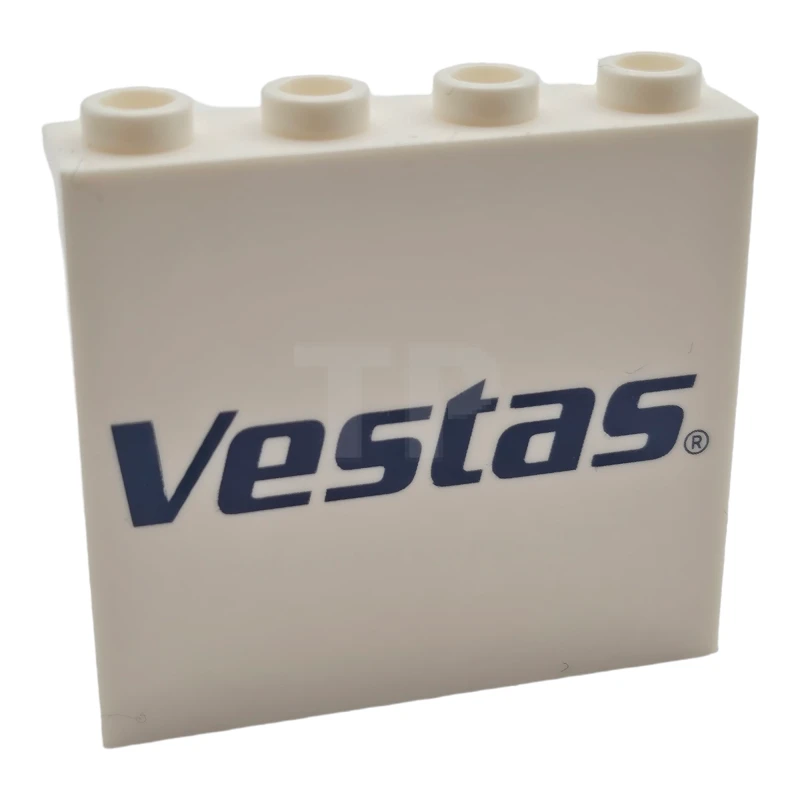 LEGO&reg; 6249999 - 60581pb115 - Panel 1 x 4 x 3 with Side Supports and 'Vestas' Pattern