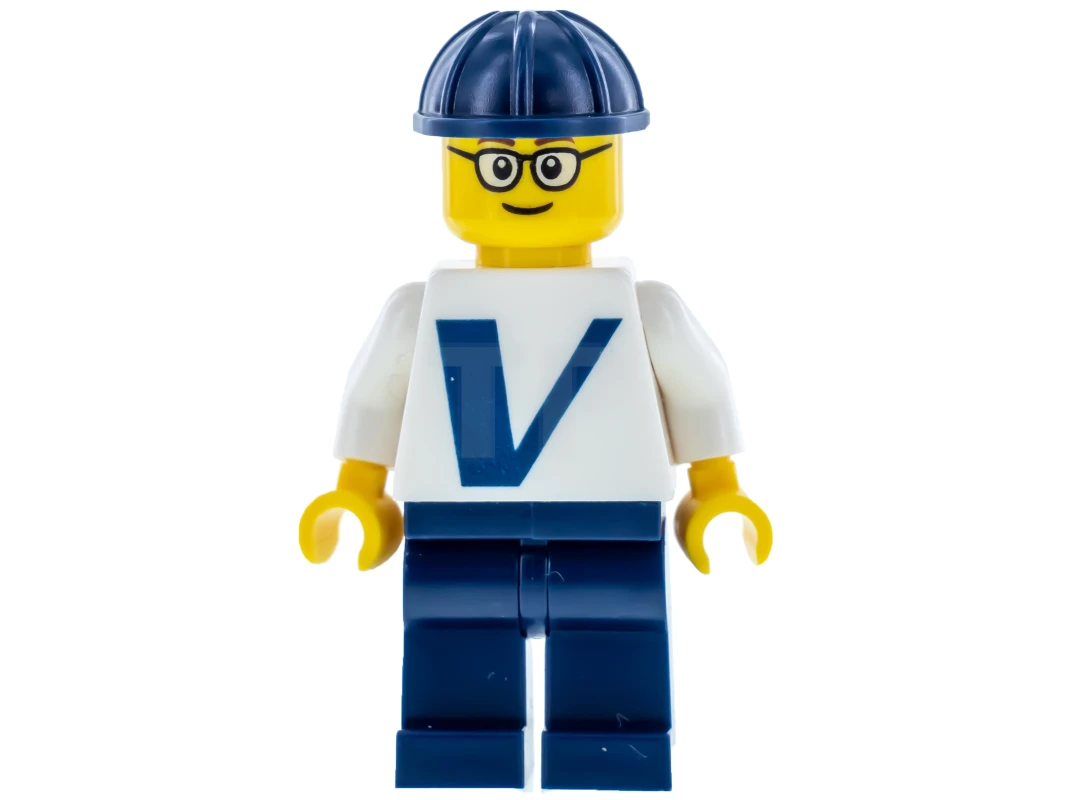 LEGO&reg; twn365 Male with Vestas Logo on Torso