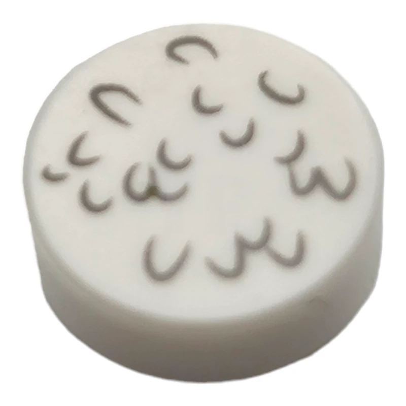 LEGO&reg; 6287769 - 98138pb102 - Fliese 1 x 1 Rund mit Reiskorn-Muster