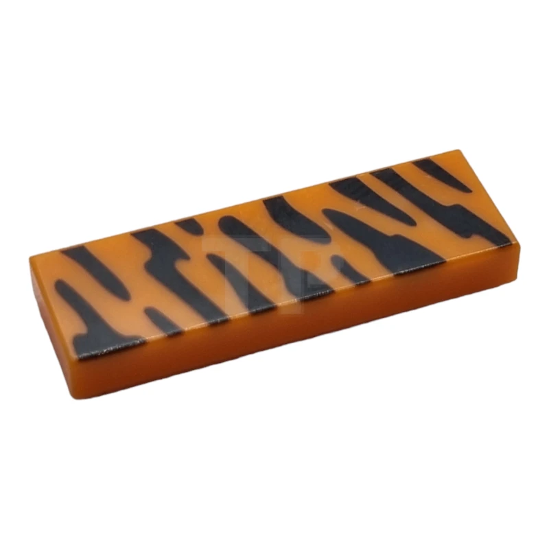 LEGO&reg; 6266180 - 63864pb079 - Tile 1 x 3 with Wildcat Stripes Pattern