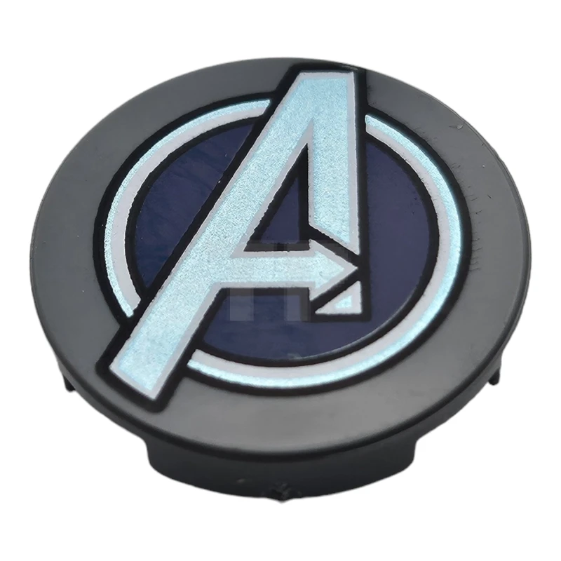 LEGO&reg; 6258005 - 14769pb259 - Tile 2 x 2 Round with Bottom O and Avengers Logo