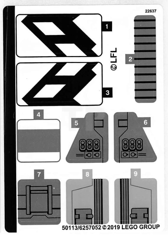 LEGO&reg;  - Sticker for Set 75242