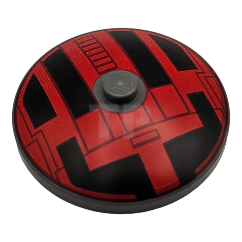 LEGO&reg; 3960pb061 - 6258811 - Dish 4 x 4 Inverted with TIE Hatch Pattern