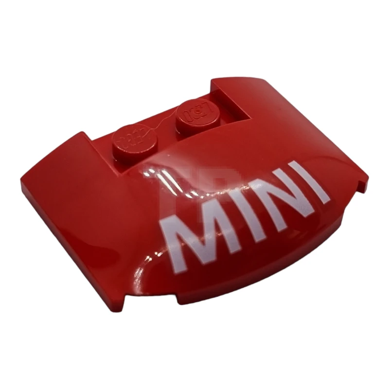 LEGO&reg; 6256906 - 93604pb03 - Plaque avec courbure 3 x 4 x 2/3 avec motif 