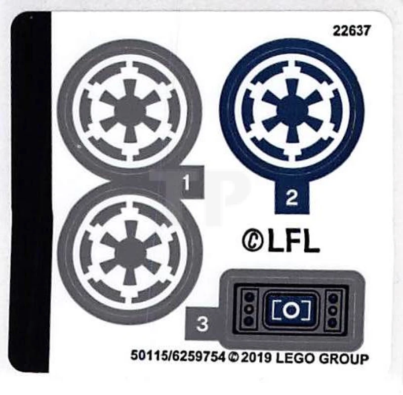 LEGO&reg; 6259754 - Sticker for Set 75262