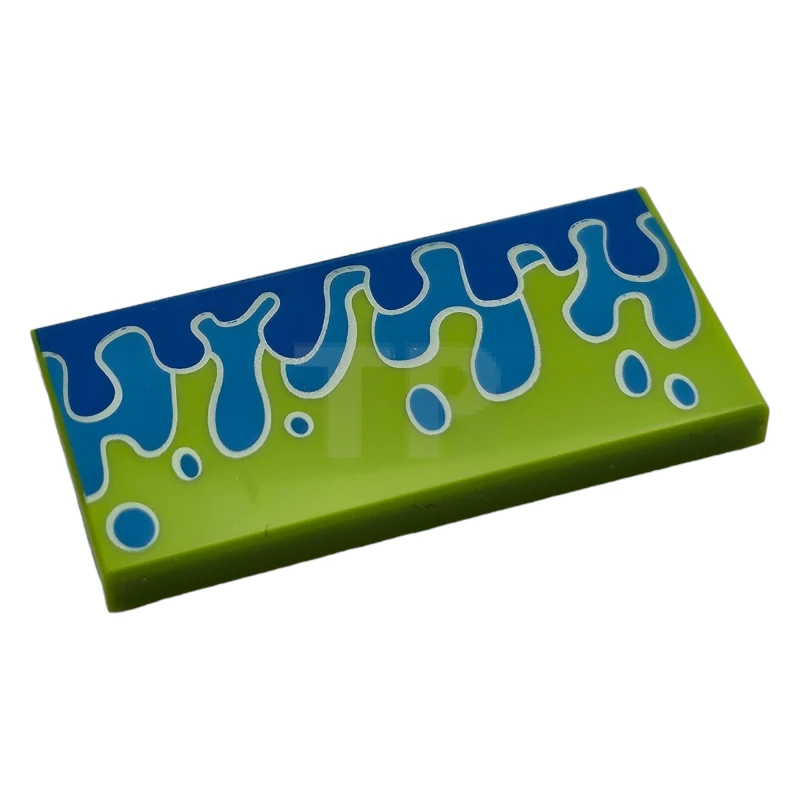 LEGO&reg; 6262581 - 87079pb0582 - Piastrelle 2 x 4 con motivo Schizzi d'acqua