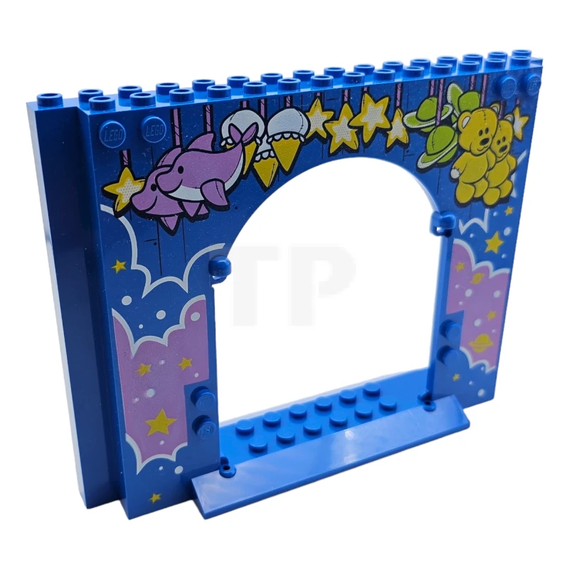 LEGO&reg; 6262651 - 15626pb07 - Panel 4 x 16 x 10 with Arch and Carnival Prizes Pattern