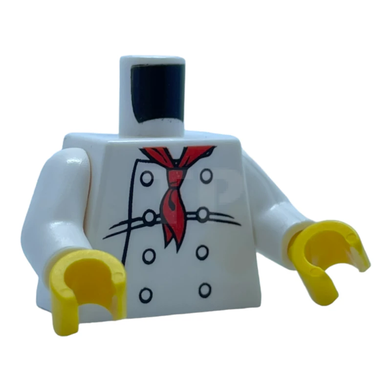 LEGO&reg; 6031012 - 973px4c01 - Oberkörper (komplett) mit Kochjacke Schnittmuster