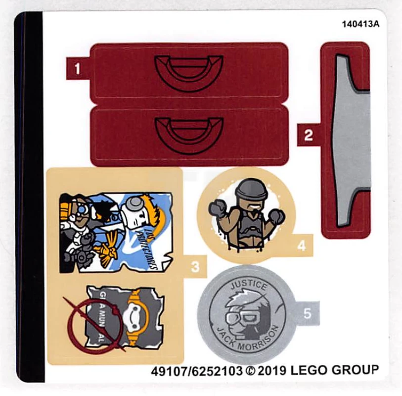 LEGO&reg;  - Sticker for Set 75972