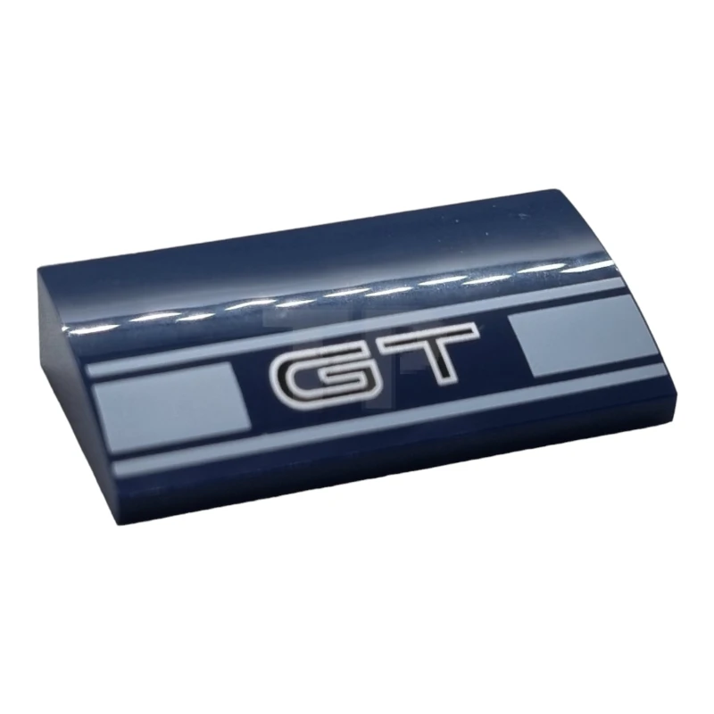 LEGO&reg; 6258692 - 88930pb095 - Slope Curved 2 x 4 x 2/3 with 'GT' Pattern