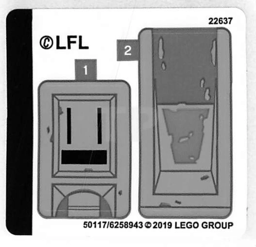 LEGO&reg;  - Pegatina para Set 75261