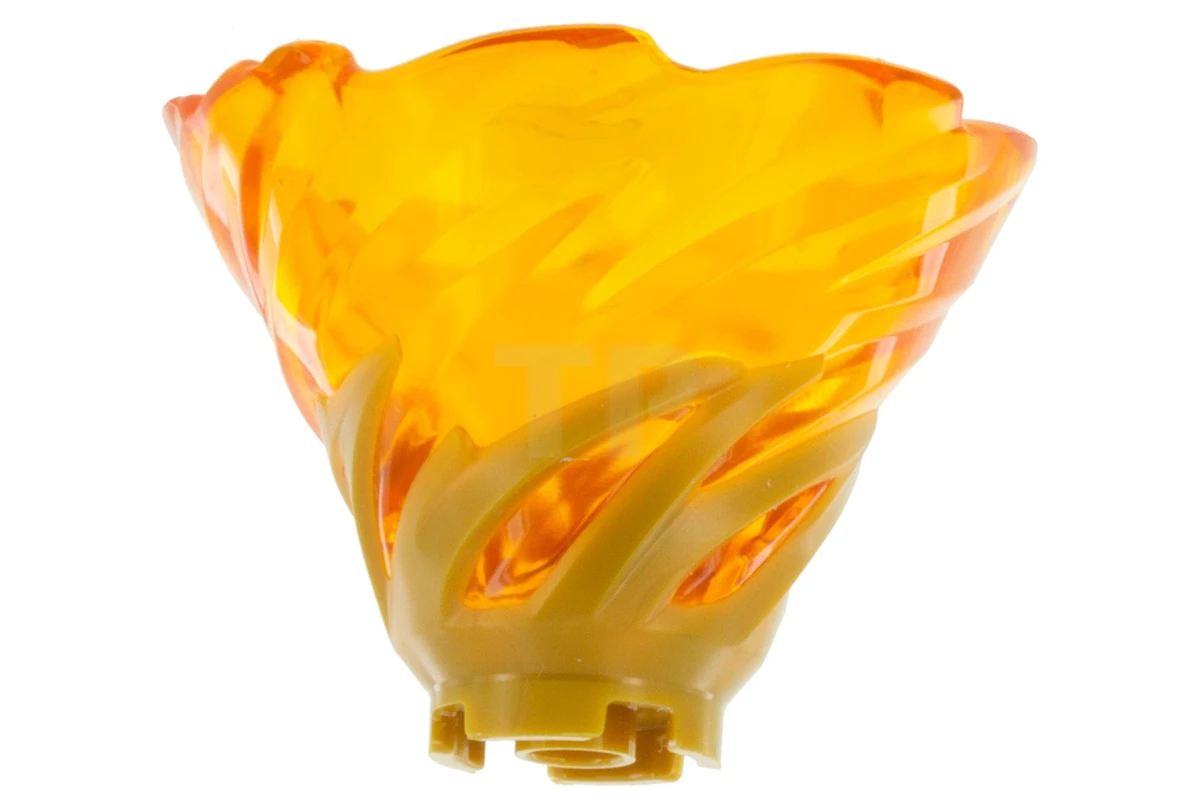 LEGO&reg; 6259926 - 50663pb01 - Tornado Spiral with trans-orange Funnel