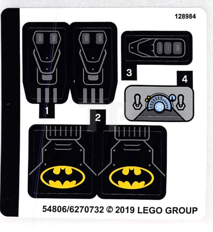 LEGO&reg;  - Sticker for Set 76118
