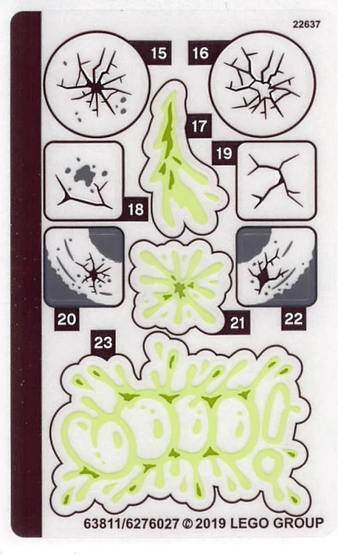 LEGO&reg; 6276027 - Adesivo per il set 70424 - Foglio 2