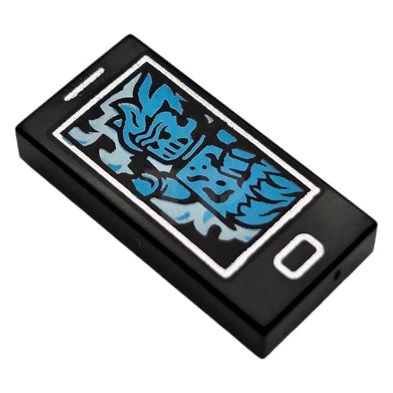 LEGO&reg; 6271133 - 3069pb0724 - Carreau 1 x 2 avec motif de téléphone portable.