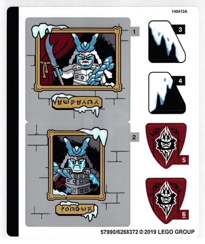 LEGO&reg; 6268372 - Sticker for Set 70678