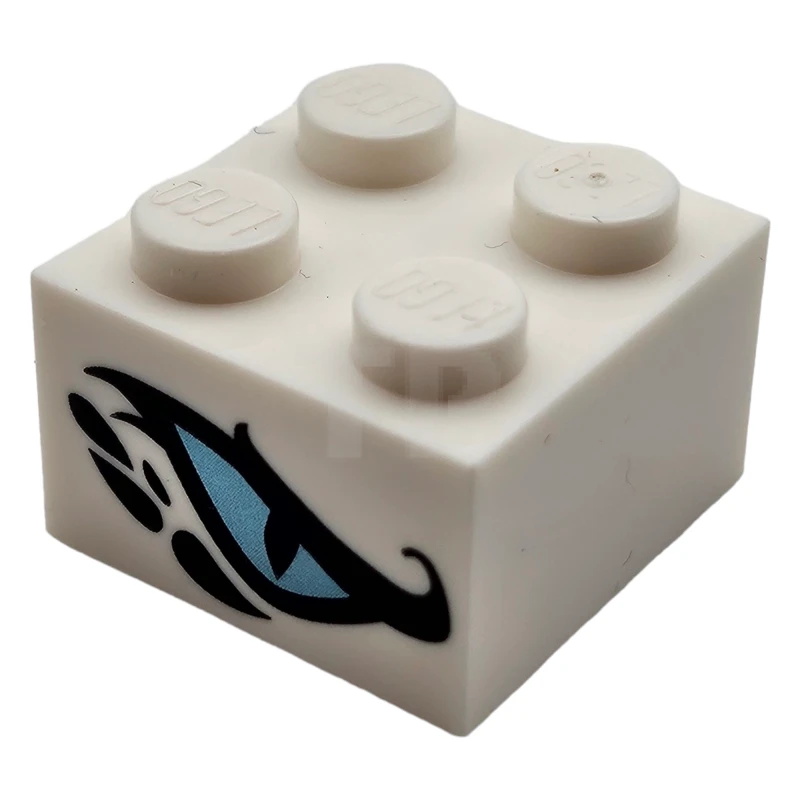 LEGO&reg; 3003pb105 - 6253983 - Brick 2 x 2 with Dragon Eye Pattern on Two Sides