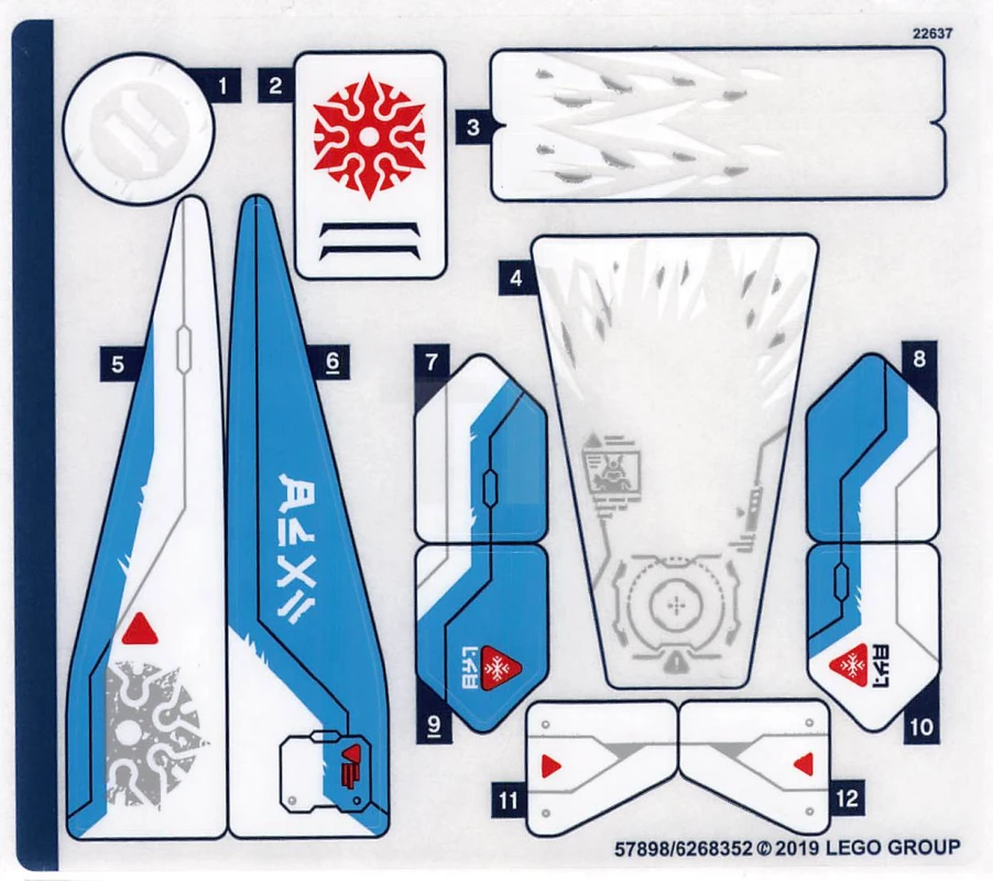 LEGO&reg; 6268352 - Aufkleber für Set 30194