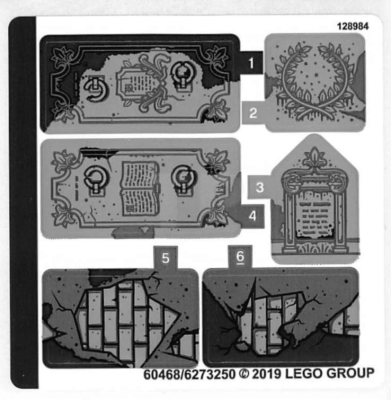 LEGO&reg;  - Sticker voor set 70420