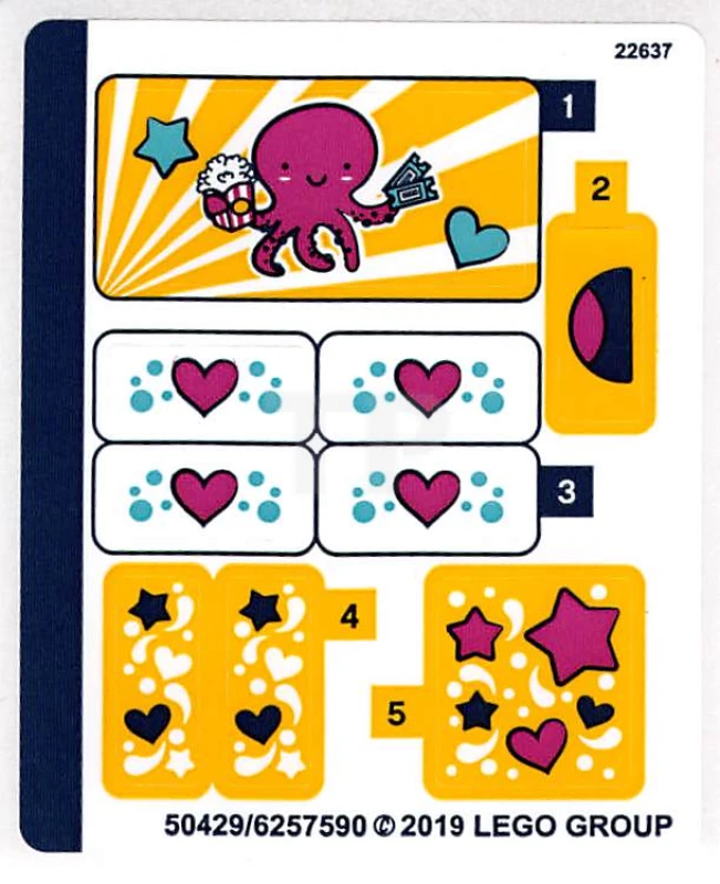 LEGO&reg; 6257590 - Sticker voor set 41373