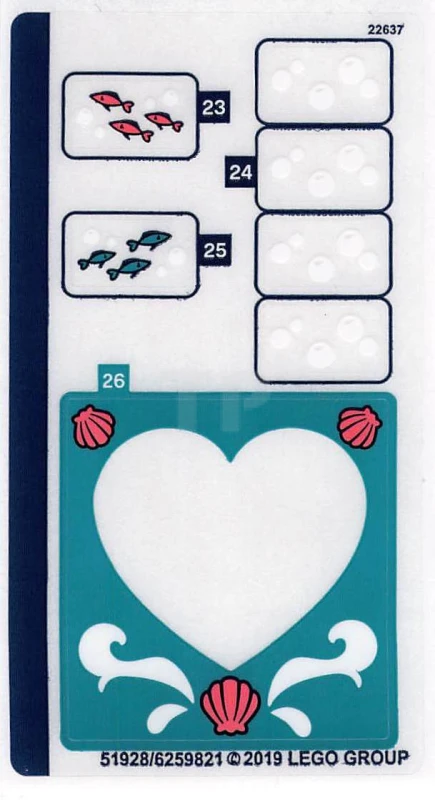 LEGO&reg; 6259821 - Sticker for Set 41380 - Sheet 2