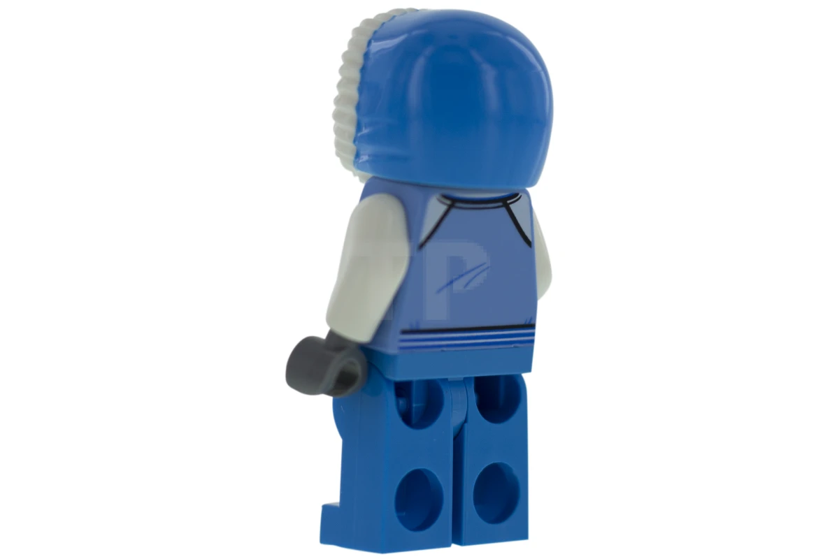 LEGO&reg; hol162 Sweeper - Veste bleu moyen avec poches, capuchon doublé de fourrure
