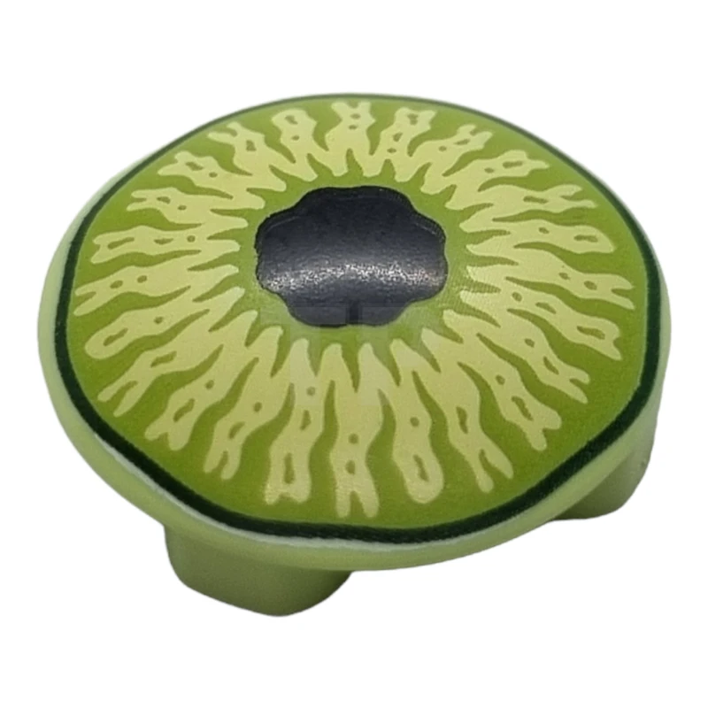 LEGO&reg; 6276231 - 2654pb011 - Plate 2 x 2 Round with Convex Bottom and Eye Pattern