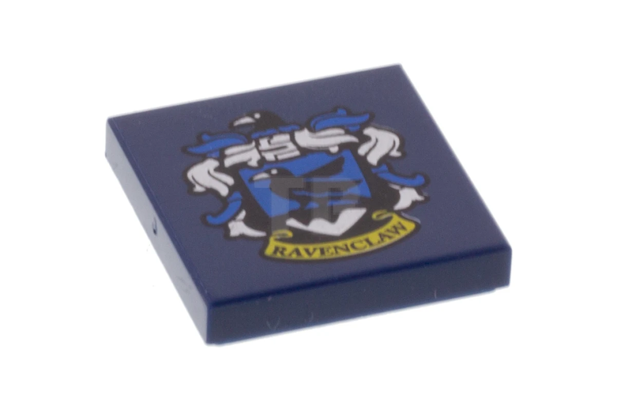 LEGO&reg; 6267461 - 3068pb1259 - Tile 2 x 2 with Groove with 'RAVENCLAW' House Crest Pattern