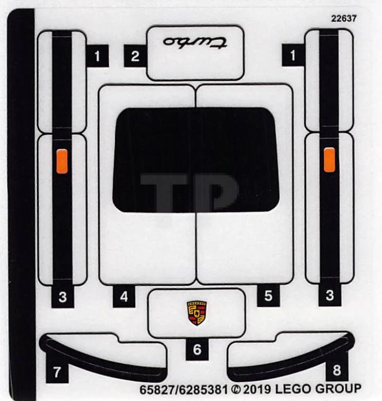 LEGO&reg;  - Sticker for Set 75895