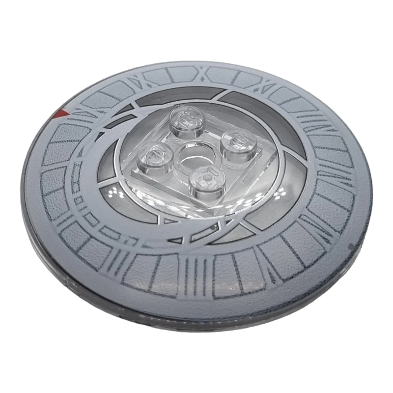 LEGO&reg; 6266955 - 44375bpb11 - Dish 6 x 6 Inverted (Radar) with Asymmetrical Clock Face Pattern